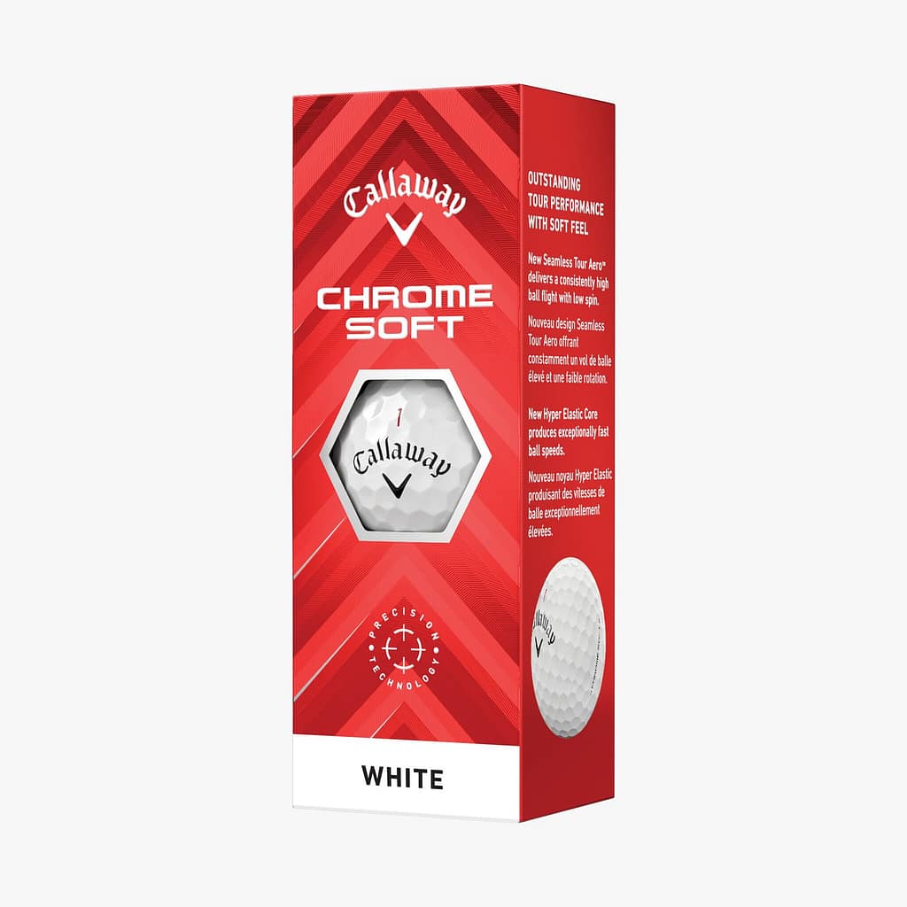 Callaway Chrome Soft gol balls packet