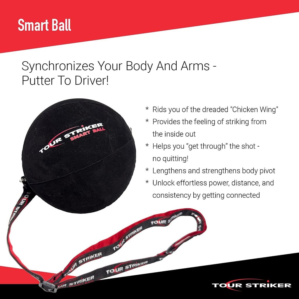 Tour Striker Smart Ball Golf Training Aid packet back
