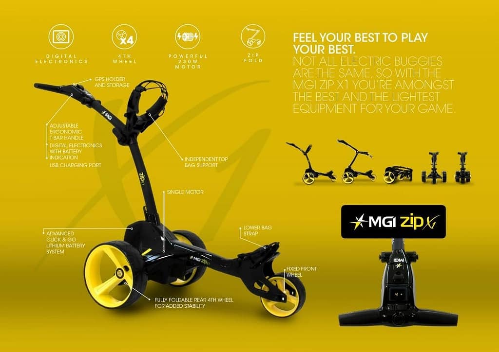 MGI Zip X1 Electric Golf Cart specs