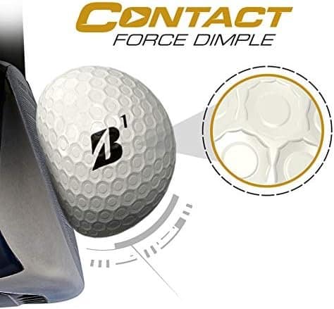 Bridgestone e12 Contact golf ball contact force dimple