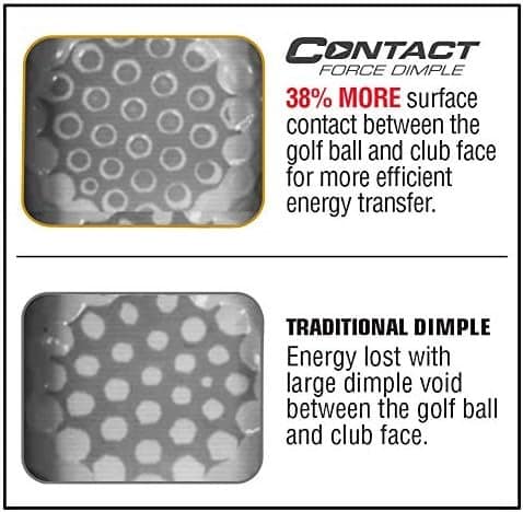 Bridgestone e12 Contact golf ball contact force dimple
