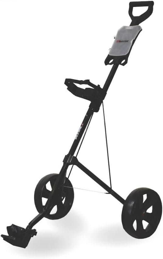 JEF World of Golf Deluxe Steel Push Cart