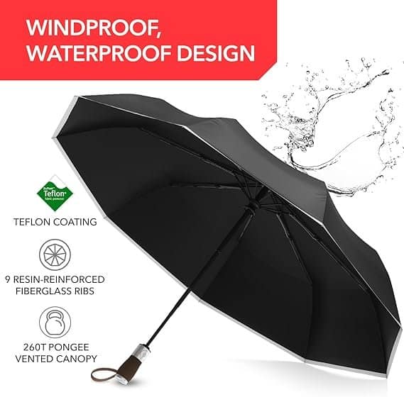 Repel Windproof Golf Umbrella waterproof design