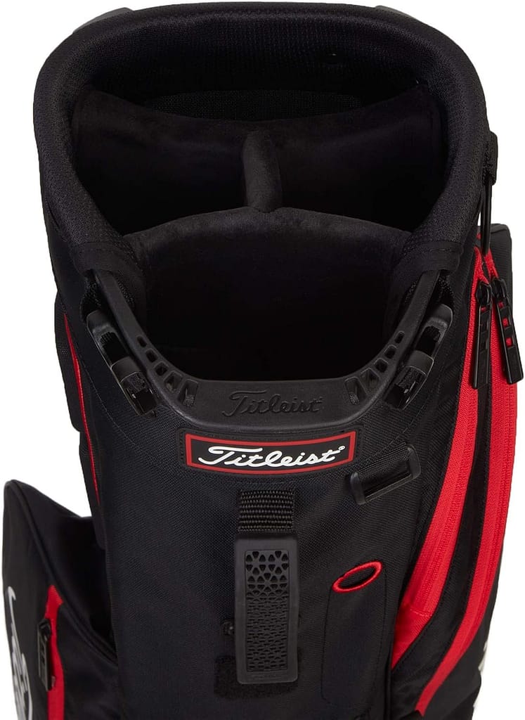 Titleist Players 4 Stand Bag 4 way pocket divider